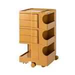 ArtissIn Storage Trolley Bedide Table 5 Tier Cart Boby Replica Yellow - Furniture > Living Room