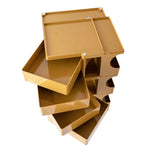 ArtissIn Storage Trolley Bedide Table 5 Tier Cart Boby Replica Yellow - Furniture > Living Room