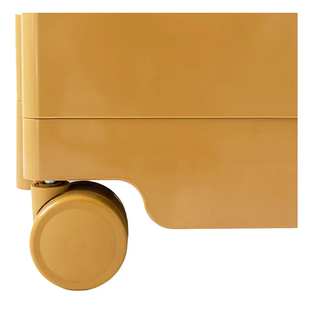ArtissIn Storage Trolley Bedide Table 5 Tier Cart Boby Replica Yellow - Furniture > Living Room