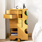 ArtissIn Storage Trolley Bedide Table 5 Tier Cart Boby Replica Yellow - Furniture > Living Room