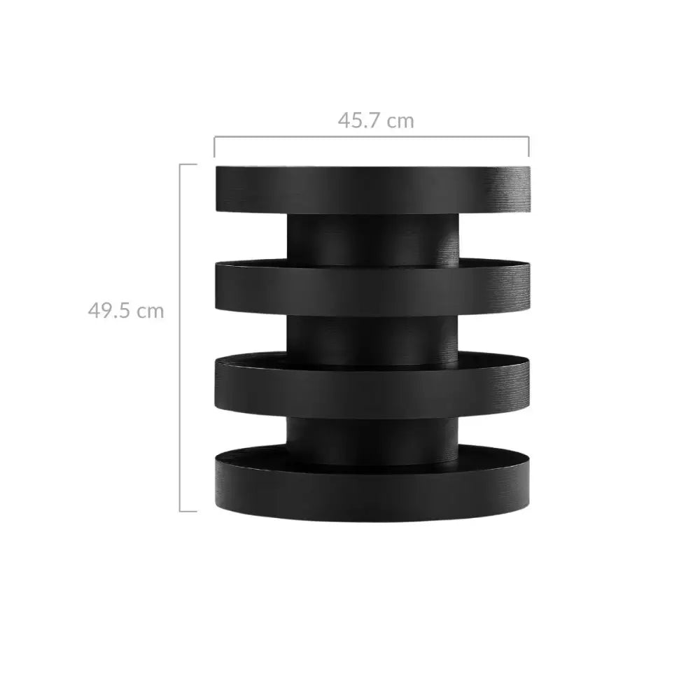 Arya Black Side Table - Furniture > Bar Stools & Chairs > Arm Chairs & Recliners