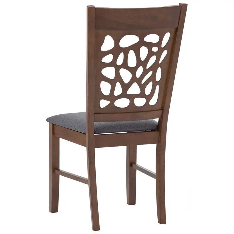 Asbel Timber Dining Chair x2 - Cocoa - Furniture > Dining > Kitchen & Dining Chairs