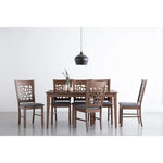 Asbel Timber Dining Chair x2 - Cocoa - Furniture > Dining > Kitchen & Dining Chairs