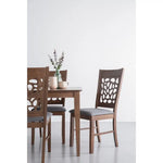 Asbel Timber Dining Chair x2 - Cocoa - Furniture > Dining > Kitchen & Dining Chairs