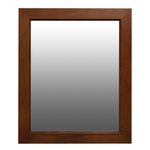 Ascot Solid Mahogany Timber Mirror (Mahogany) - Home & Garden > Decor