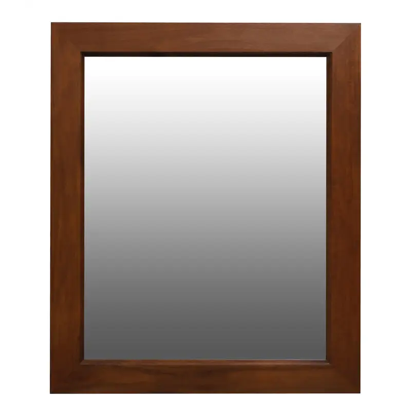 Ascot Solid Mahogany Timber Mirror (Mahogany) - Home & Garden > Decor