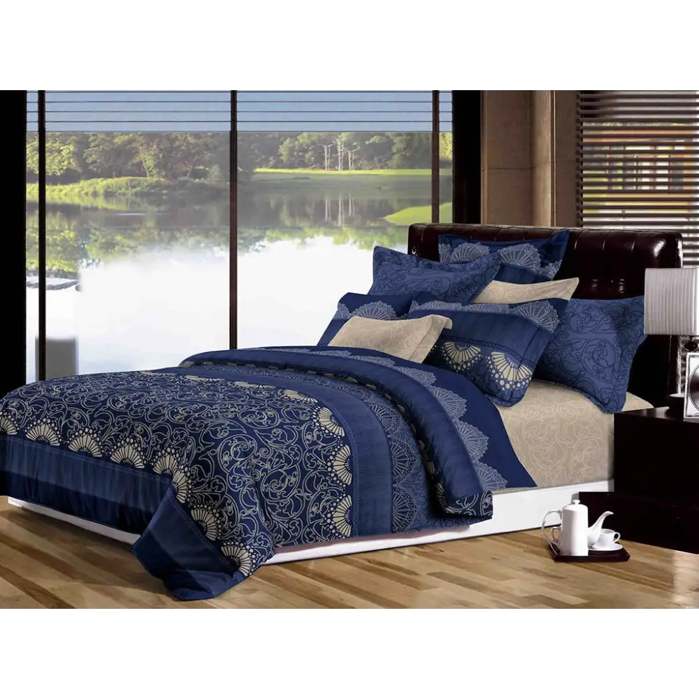 Ascott Super King Size Duvet Quilt Cover Set - Home & Garden > Bedding > Duvet Covers