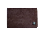 Asha Anti Slip Polyester Bath Mat 50 x 80 cm Chocolate - Home & Garden > Bathroom Accessories