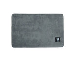Asha Anti Slip Polyester Bath Mat 50 x 80 cm Grey - Home & Garden > Bathroom Accessories > Bath Mats & Rugs