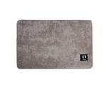 Asha Anti Slip Polyester Bath Mat 50 x 80 cm Mocha - Home & Garden > Bathroom Accessories > Bath Mats & Rugs