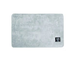 Asha Anti Slip Polyester Bath Mat 50 x 80 cm Silver - Home & Garden > Bathroom Accessories