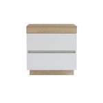 Ashley Coastal White Wooden Bedside Table - Furniture > Bedroom > Bedside Tables