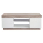 Ashley Coastal White Wooden Coffee Table Oak and White - Furniture > Living Room > Coffee Tables