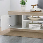 Ashley Coastal White Wooden Coffee Table Oak and White - Furniture > Living Room > Coffee Tables