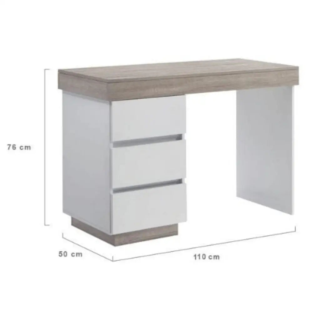 Ashley Coastal White Wooden Office Desk - Furniture > Office