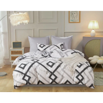Ashwin Super King Size Quilt/Duvet Cover Set - Home & Garden > Bedding > Duvet Covers