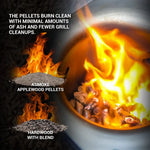 Asmoke 9.5kg X 2 (19 KG) of 100% Pure Applewood Pellets - Home & Garden > BBQ