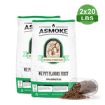 Asmoke 9.5kg X 2 (19 KG) of 100% Pure Applewood Pellets - Home & Garden > BBQ