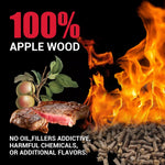 Asmoke 9.5kg X 2 (19 KG) of 100% Pure Applewood Pellets - Home & Garden > BBQ