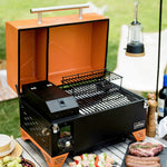 Asmoke AS350 Portable Wood Pellet Grill - Cyder Black - Home & Garden > BBQ