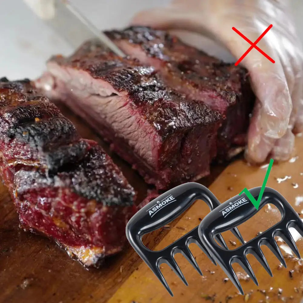 ASMOKE BBQ MEAT CLAWS SET OF 2 - Home & Garden > BBQ