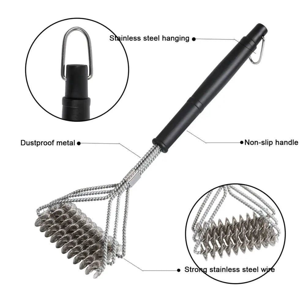 ASMOKE GRILL BRUSH 42CM IN LENGTH - Home & Garden > BBQ