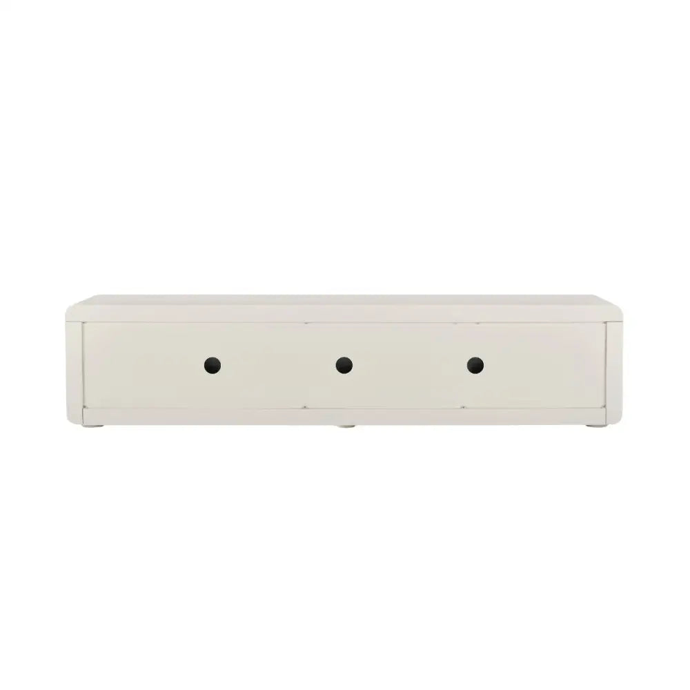Astrid White TV Stand - Furniture > Living Room