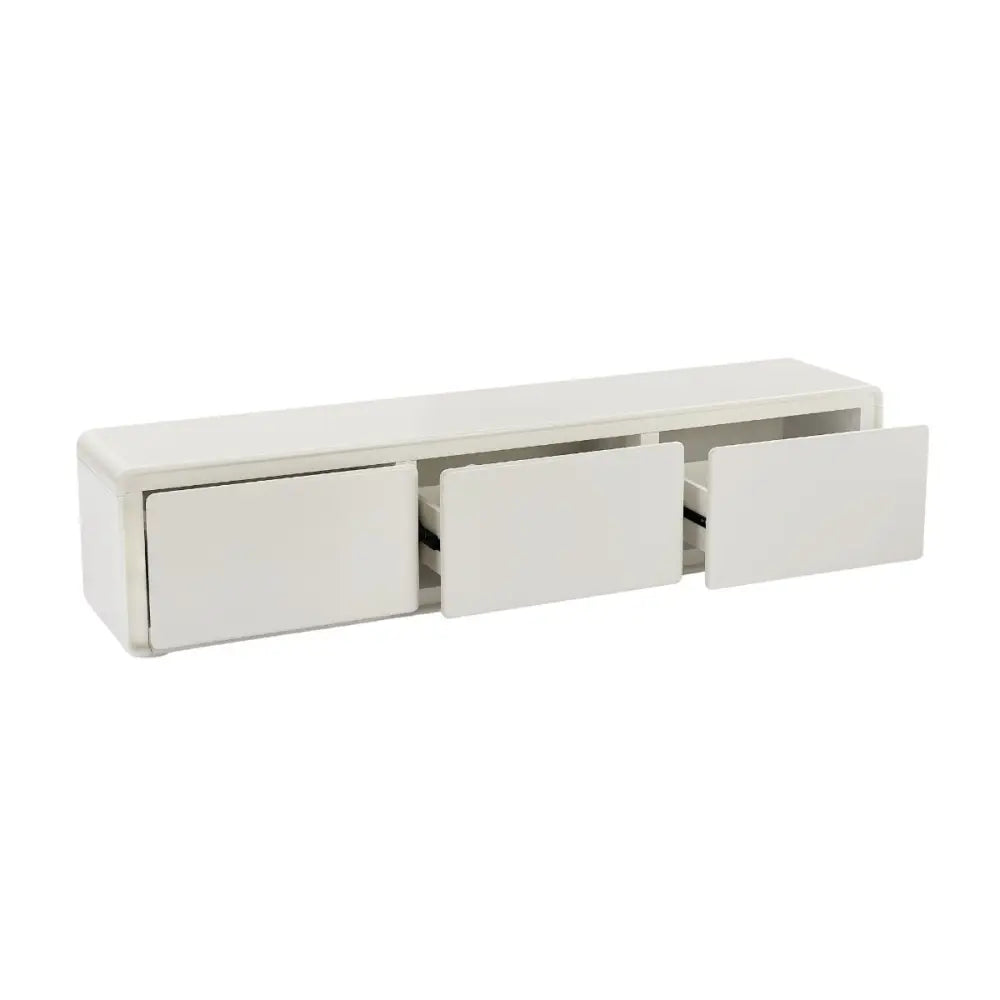 Astrid White TV Stand - Furniture > Living Room