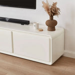 Astrid White TV Stand - Furniture > Living Room
