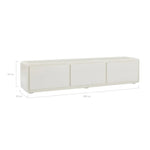 Astrid White TV Stand - Furniture > Living Room