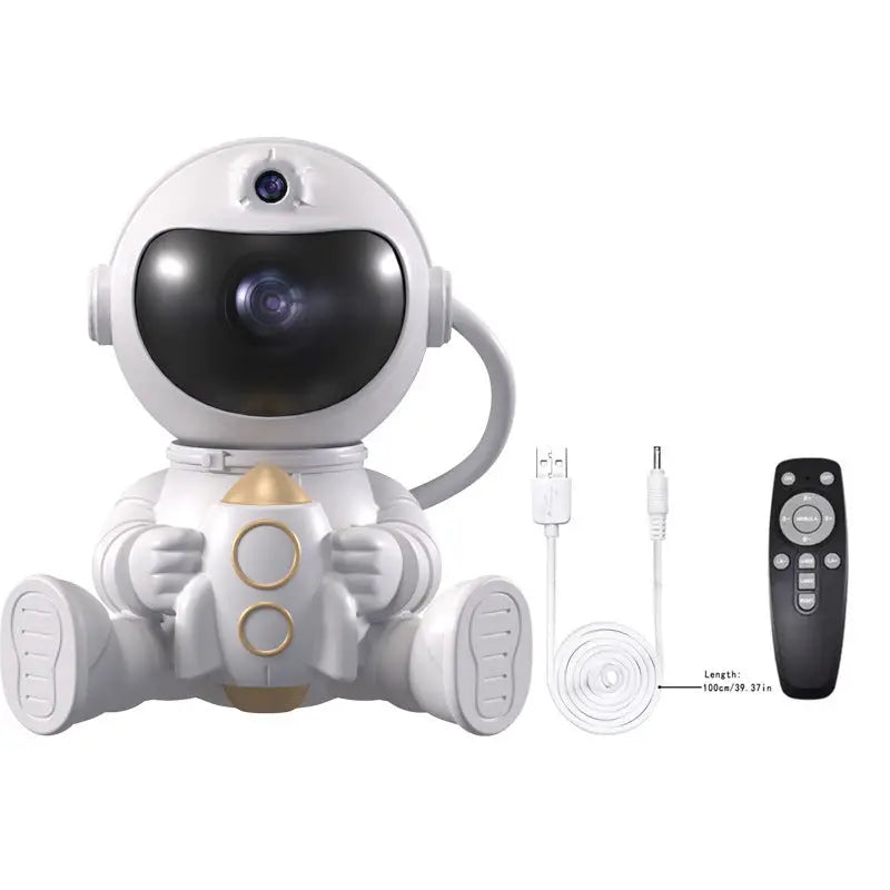 Astronaut Galaxy Projector Night Light with Remote Control(Rocket) - Audio & Video > Projectors & Accessories >