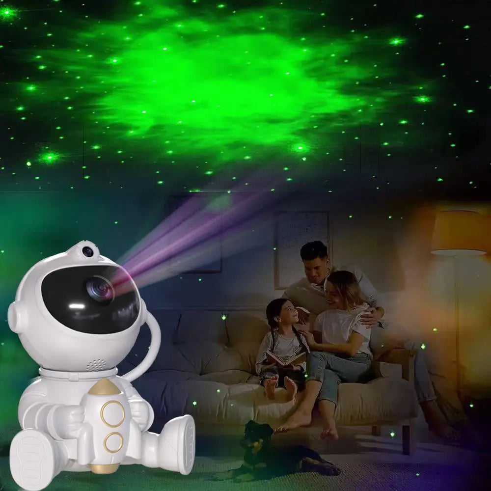 Astronaut Galaxy Projector Night Light with Remote Control(Rocket) - Audio & Video > Projectors & Accessories >