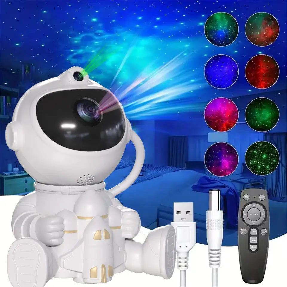 Astronaut Galaxy Projector Night Light with Remote Control(space shuttle) - Audio & Video > Projectors & Accessories >