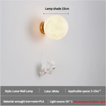 Astronaut Moon Wall Lamp with LED White Light,Diameter 15cm - Home & Garden > Lighting > Wall Lights