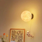 Astronaut Moon Wall Lamp with Three Colors of Light,Diameter 20cm - Home & Garden > Lighting > Wall Lights