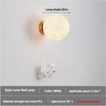 Astronaut Moon Wall Lamp with Three Colors of Light,Diameter 20cm - Home & Garden > Lighting > Wall Lights