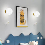 Astronaut Moon Wall Lamp with Three Colors of Light,Diameter 25cm - Home & Garden > Lighting > Wall Lights