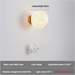 Astronaut Moon Wall Lamp with Warm Light,Diameter 15cm - Home & Garden > Lighting > Wall Lights