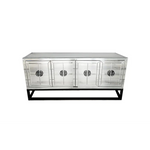 Athens Mirrored Buffet Table -Black - Furniture > Dining