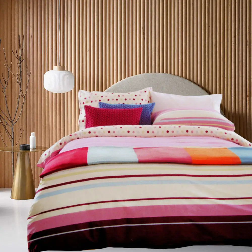 Atmosphere Carnival Reversible Quilt Cover Set King - Home & Garden > Bedding