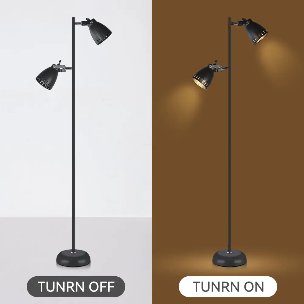 Audrey Floor Lamp - Black - Home & Garden > Lighting
