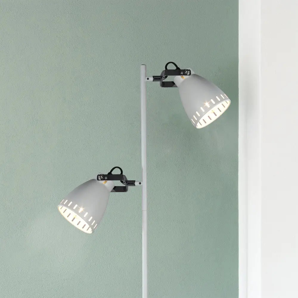Audrey Floor Lamp - White - Home & Garden > Lighting