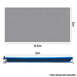 AURELAQUA Solar Swimming Pool Cover 400 Micron Heater Bubble Blanket 9.5x5m - Home & Garden > Pool & Accessories