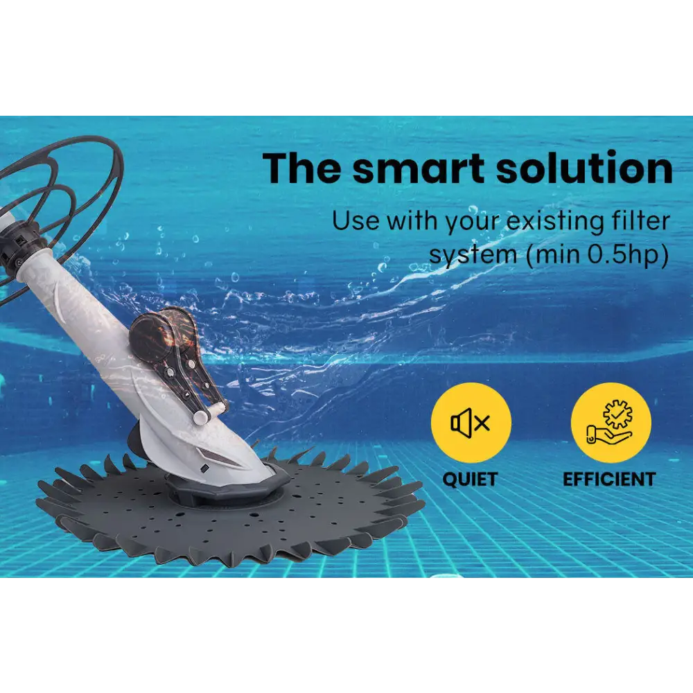 Aurelaqua Swimming Pool Cleaner Floor Climb Wall Automatic Vacuum Hose 10M - Home & Garden > Pool & Accessories