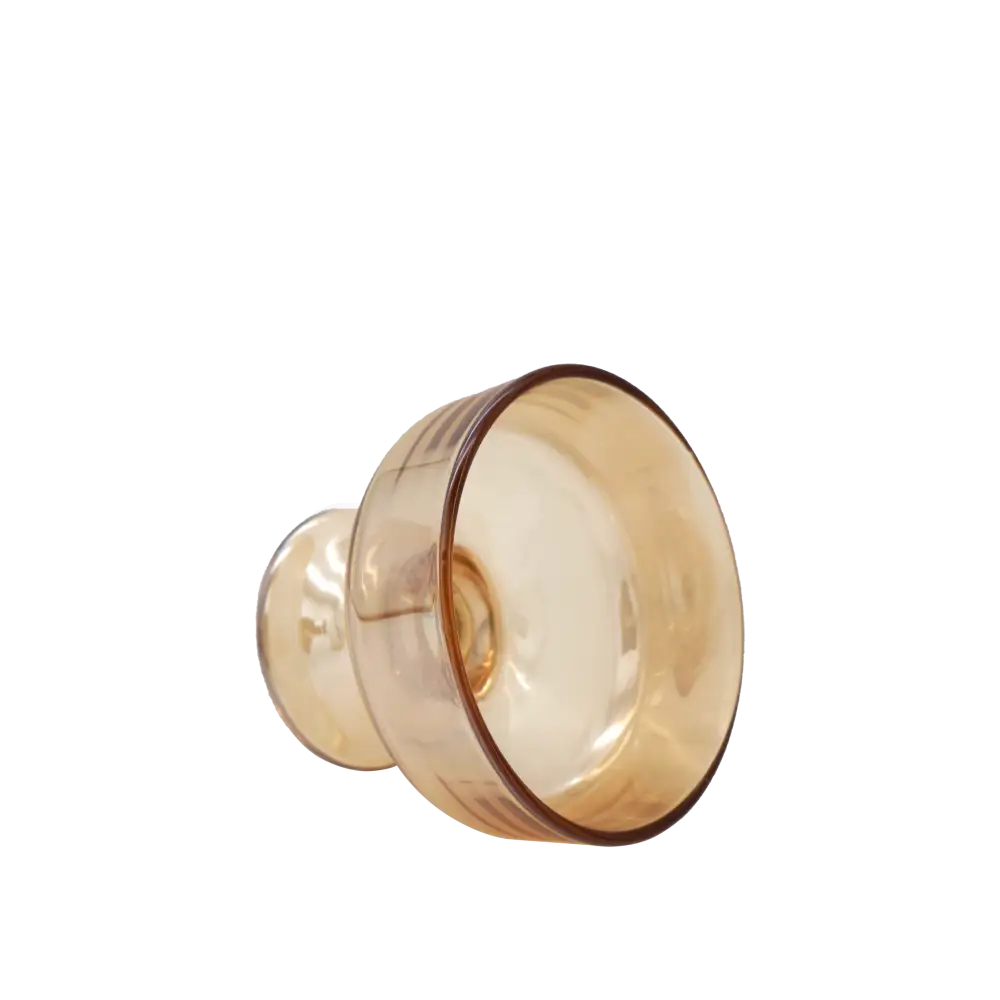 Authur Dessert Glass Bowl - 200ml brown - Home & Garden > Decor