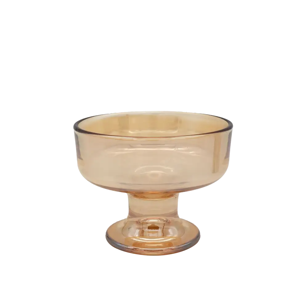 Authur Dessert Glass Bowl - 200ml brown - Home & Garden > Decor
