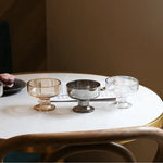 Authur Dessert Glass Bowl - 200ml brown - Home & Garden > Decor