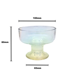 Authur Dessert Glass Bowl - 200ml iridescent - Home & Garden > Decor