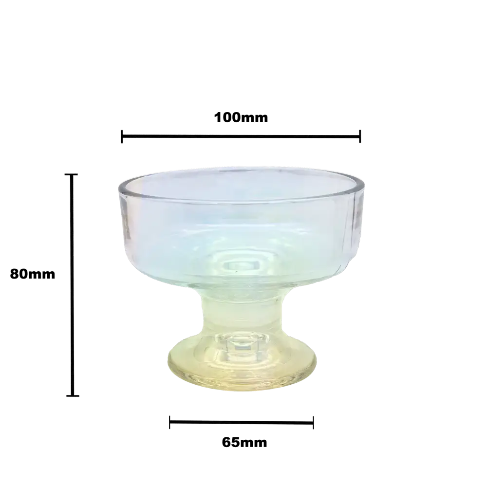 Authur Dessert Glass Bowl - 200ml iridescent - Home & Garden > Decor