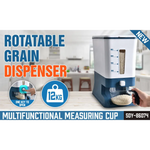 Auto Grain Case Cereal Dispenser Storage Box Kitchen Food Rice Container Cup - Home & Garden > Kitchenware